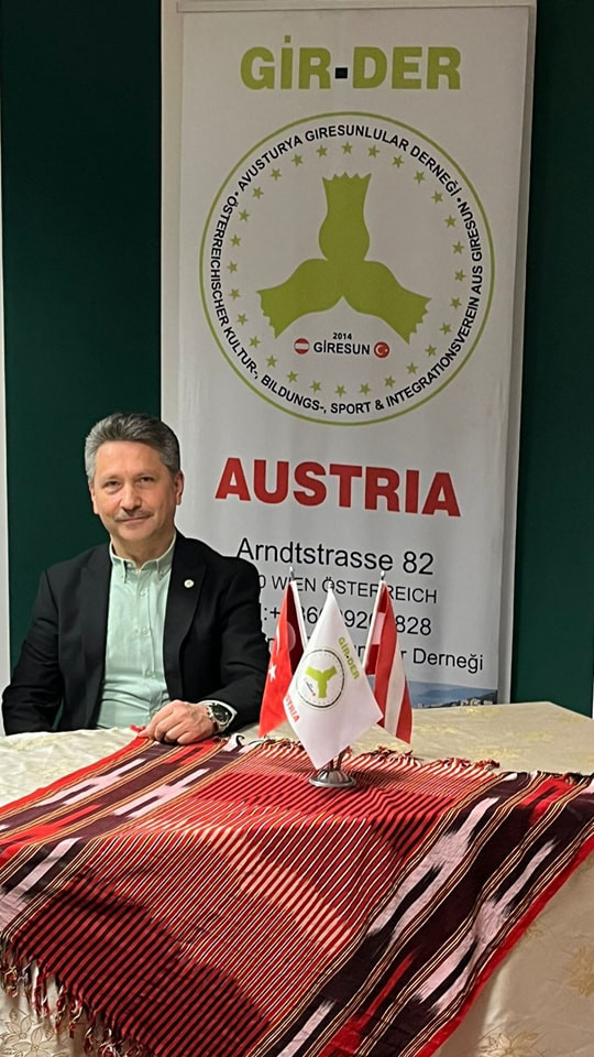 Avusturya Viyana'da Giresunlular Derneği Başkanlık Seçiminde Yeniden Güven Tazeledi